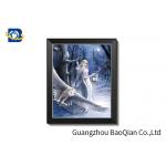 30 X 40 Cm 3D Lenticular Pictures With PS Frame / Custom Lenticular Printing