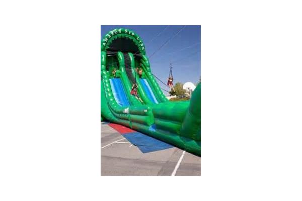 giant inflatable water slide zeppline water slide