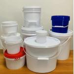 White PP / HDPE Material Chemical Bucket for Chemical Storage for sale