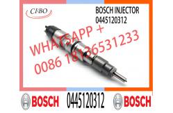 China 0445120312 High quality new diesel engine parts common rail fuel injector 0445120312 supplier