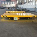 Flat Bed Battery Operated Transfer Trolley Cart  Q235 Steel For Flexible Route Changes for sale