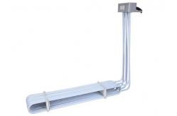 China 3 Phase L Shaped Fluoropolymer PTFE Bottom Heater supplier