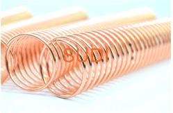 China Metallic Rose Gold1- 1/4  Metal Binding Spines For Notebook supplier