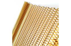 China Balanced Spiral Wire Mesh For Metal Curtain supplier