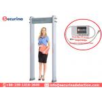 Digital Security Gate Archway Metal Detector with IP55 Weatherproof Grade for sale