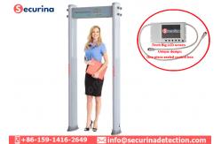 China Digital Security Gate Archway Metal Detector with IP55 Weatherproof Grade supplier