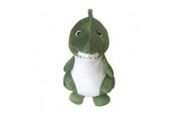 China 16cm 6.3'' Large Green Dinosaur Plush Cute Repeating Talking Plush Hamster SGS supplier