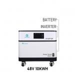10KW Stackable Lithium Battery Home Inverter Hybrid Solar System for sale