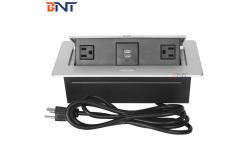 China Pop Up Hidden Tabletop Socket Outlet For Office Furniture Multimedia supplier