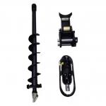 CE / ISO Backhoe Excavator Attachment Hydraulic Earth Auger Drill for sale
