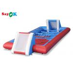 10x5m 30x15ft Portable Inflatable Sports Games Soccer Field With Blower for sale