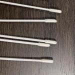 White Sponge Throat Swab Stick , Combined Throat And Nose Swab for sale