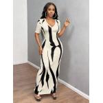 Sexy Fitted Floral Maxi Dress with Breathable Fabric for Summer