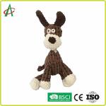 Durable Pet Interactive Squeaky Toy Donkey Plush Pet Toys For Puppy And Medium Dogs for sale