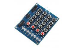 China 8 LED Indicator 4 4 Matrix Keypad Module 4 Independent Keyboard supplier