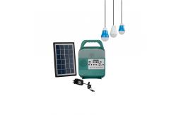 China Customized Mobile Portable Solar Light Kits With USB Adapters supplier