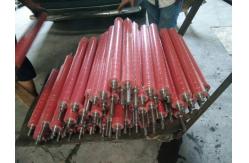 China High Strength Polyurethane Tempering Furnace Parts PU Roller Coating Rubber Roller supplier