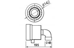 China PVC ABS 1.5 Inch Spa Jets For Swimming Pools supplier