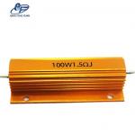 Golden aluminum encased wire wound resistor 100W 1.5R