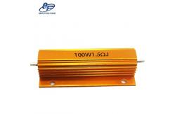 China Golden aluminum encased wire wound resistor 100W 1.5R supplier