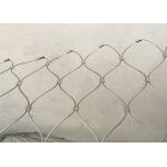 Bridge Railings And Balustrade Stainless Steel Ferrule Rope Mesh 60x60mm