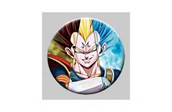 China Round 5x5cm 3D Flip Lenticular Anime Pins With Goku supplier