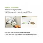 Customized Magnetic Fridge Monthly Calendar Refrigerator Whiteboard Calendar