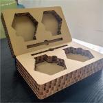 Custom Eco-Friendly Honeycomb Paper Insert Packaging Box With Die Cut Compartments For Bottles And Fragile Items for sale