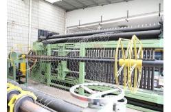 China Double Twisted Hexagonal Mesh Machine 84*110mm Mesh For Construction supplier