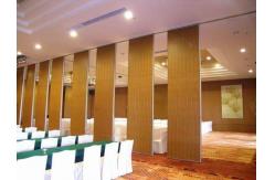 China Movable Soundproof Office Partition Walls With Aluminum Sliding Tracks System supplier