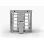 40W Mechanical Solenoid Lock Full Height Turnstile 30person/min for sale