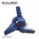 2 3/8'' API REG 152mm 6'' Drag Drill Bit Water Well Drilling Long Service Life for sale