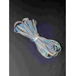  20mm 10mm Dark Iridescent  Polyester Washable Reflective Tape For Clothing High Light for sale