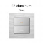 UK Standard Wall Switch RS485 86mm Rectangle Modular Push Button for sale