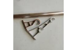 China Anodizing Carving Office 0.45mm Galvanized Pipe Curtain Rod supplier