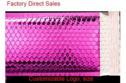 China Aluminum Foil Metallic Bubble Mailers Self Adhesive Seal Shiny / Matte With Logo supplier