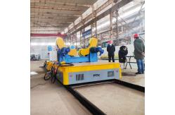 China 8 T Battery Powered Transfer Cart Platform Container Handling Rail Wagon supplier