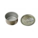 200ml Metal Tin Cans With Pull Ring Recyclable Plastic Lids Food Storage for sale