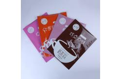 China Soft Plastic Three Side Seal Flat 60mic Matt Laminating Pouches Tea Packaging Bag supplier