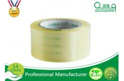 China Anti Buffer Acrylic Strong Clear Adhesive Tape , Personalized Crystal Clear Tape Water Base supplier