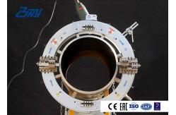 China DN800 Pipe Cutting Beveling Machine Portable Split Frame Structure supplier