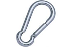 China Simplex  Snap hook Stainless Steel Spring Snap Hook Carabiner Steel Carabiner Hooks supplier
