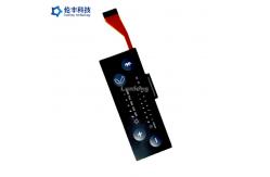 China PET Embossed Keys LED Membrane Switch , Custom FPC LED Membrane Keypad supplier