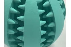 China 9cm 11cm Hot Rubber Dog Toy Ball For Dog Clean Teeth supplier