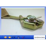 Alloy Steel Cable Pulling Clamp 3T Half - Moon Shape Clamping Jaw for sale