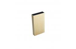 China Fire Resistant Aluminum Baffle Ceiling , Aluminium Strip False Ceiling For Hall Reception supplier