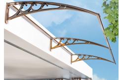 China Plastic or Aluminum Frame Polycarbonate Awning Canopy with CE Certification supplier