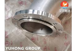 China Titanium Pipe Fittings, ASTM B363 WPT2 / Grade 2 / UNS R50400 Flanged Elbow supplier