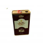 ISO9001 3 Liter Olive Oil Tin Can Metal Rectangular Tin Containers for sale
