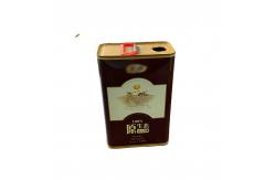 China ISO9001 3 Liter Olive Oil Tin Can Metal Rectangular Tin Containers supplier